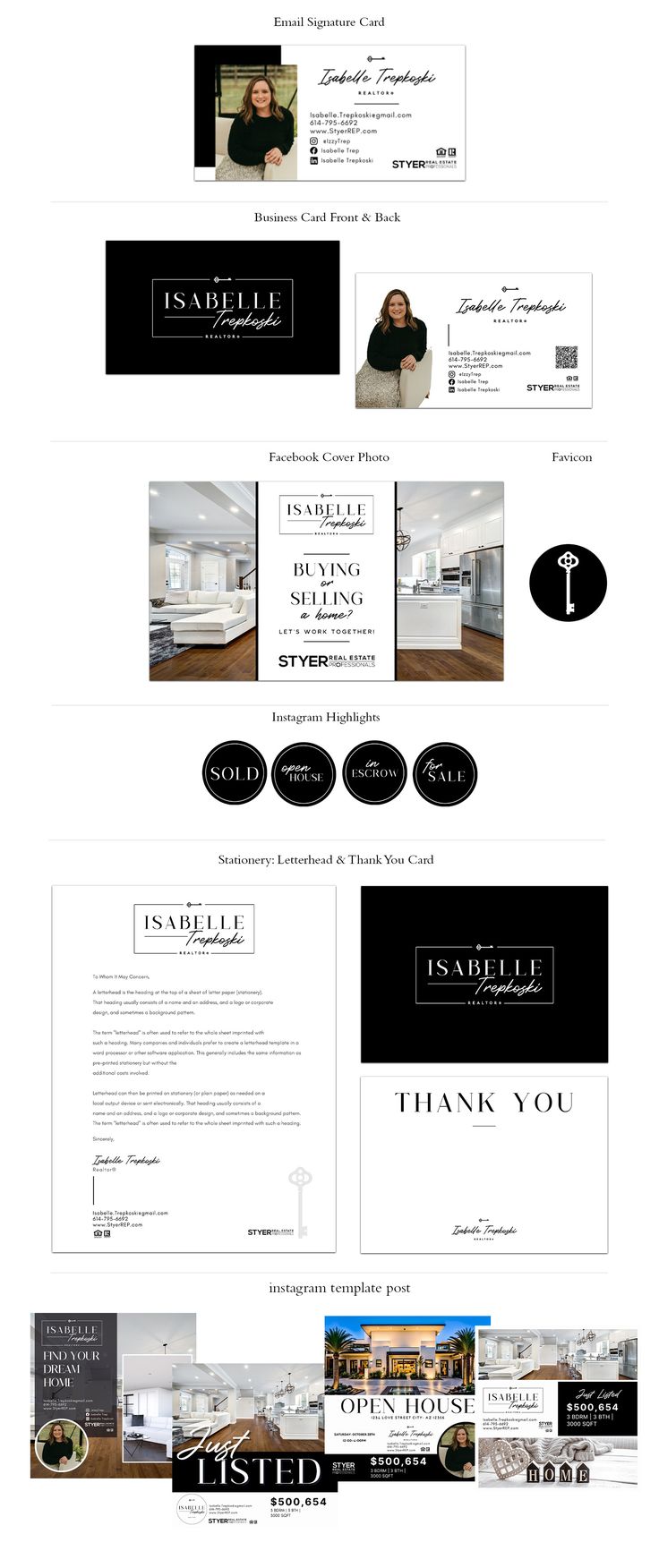 Real Estate Business Logo & Branding Kit
