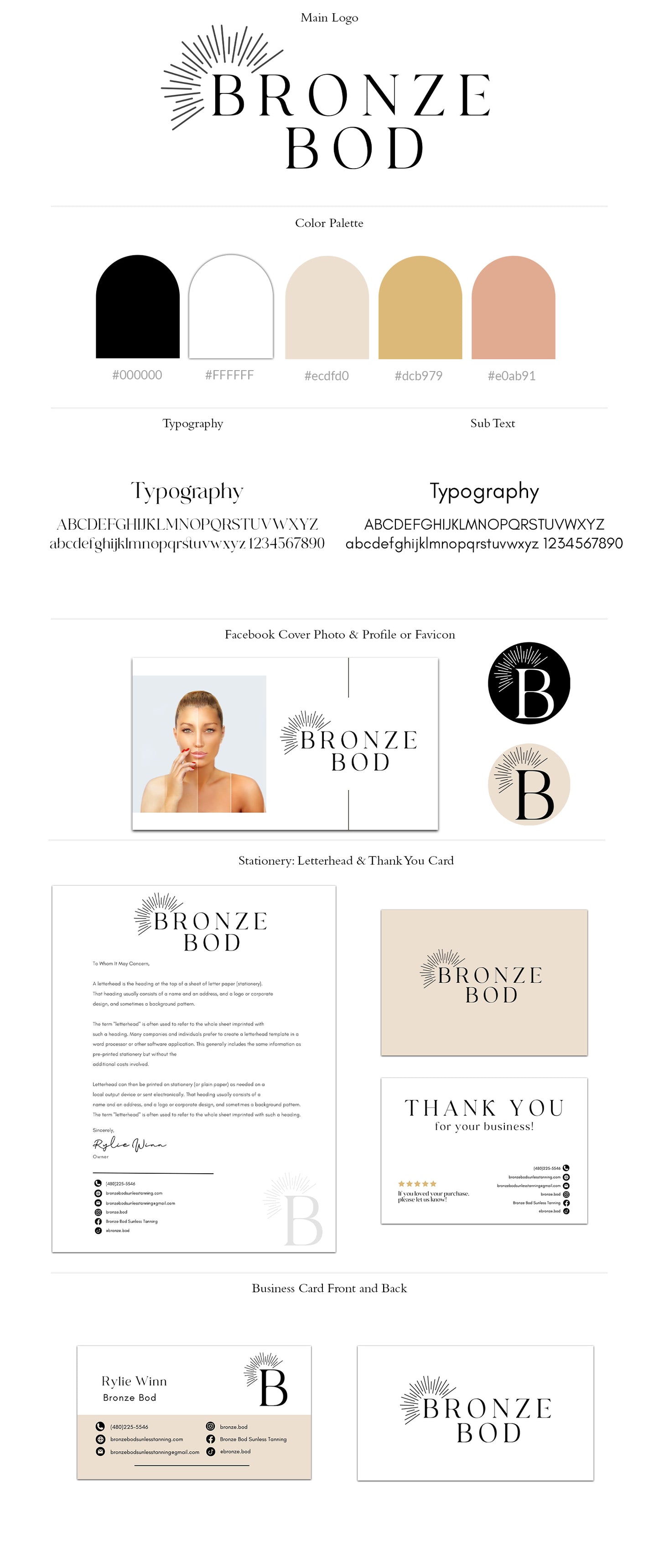 Custom Business Logo Design - Signature, Watercolor or Standard Design with Elements