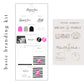 The Basic Business Branding Kit Packages- Logo Design, Alternative Logo and Sub-mark, Social Media Kit & Business Card