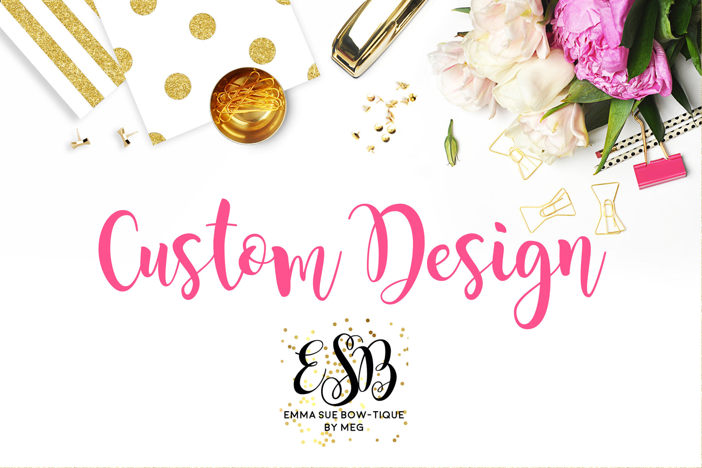 Custom Order for Chertann - Blush and Gold Place cards