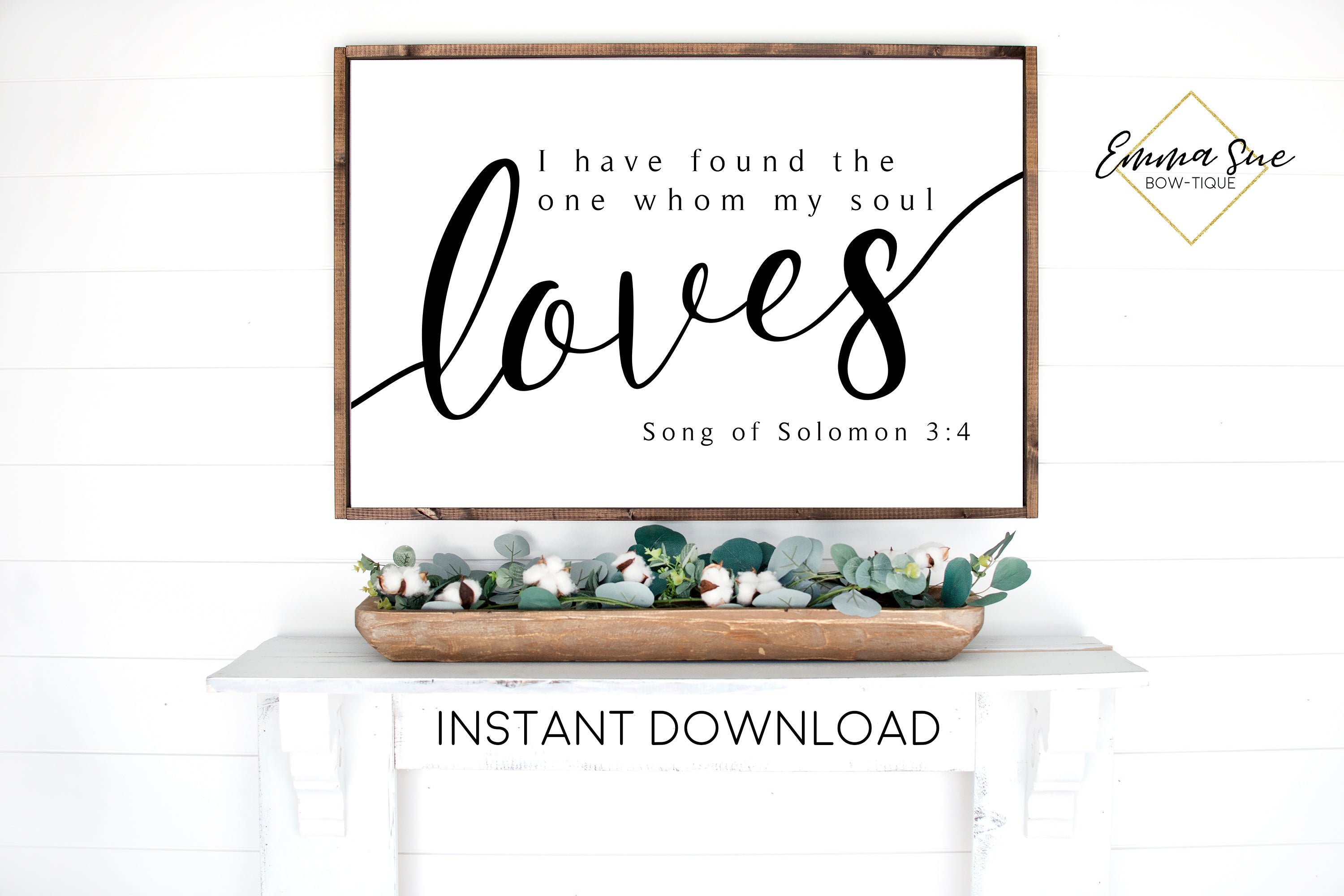 I have found the one whom my soul loves - Song of Solomon 3