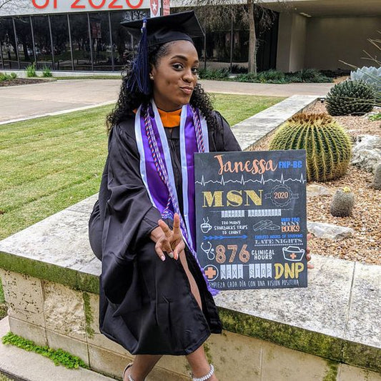Nursing Graduation Sign - BSN, LVN, LPN, RN or any degree - Personalized Chalkboard Sign Photo Prop - Any Nursing Degree DIGITAL FILE (Chalk-RNGold)