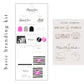 The Basic Business Branding Kit - Logo Design, Alternative Logo and Watermark, Social Media Kit & Business Card