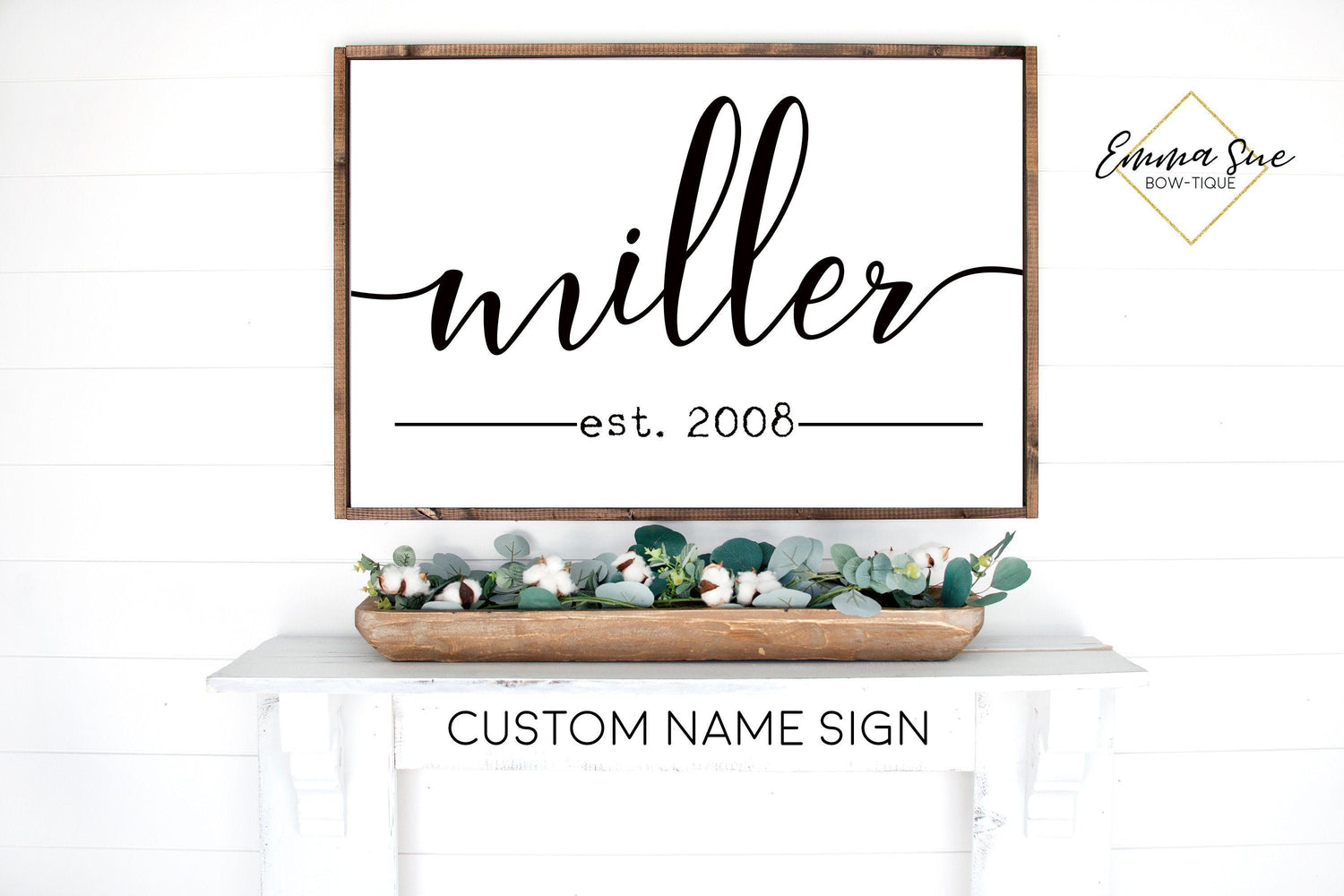 last name - custom digital art