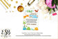 Our Little Dinosaur is growing so Fast Birthday Party Invitation Printable - Digital File  (Dino-stomp)