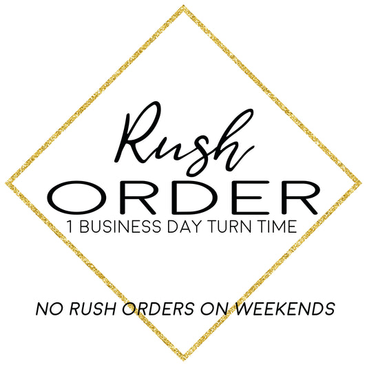 Rush Order Fee - 1 or 2 Business day turn time (DIGITAL FILES ONLY)